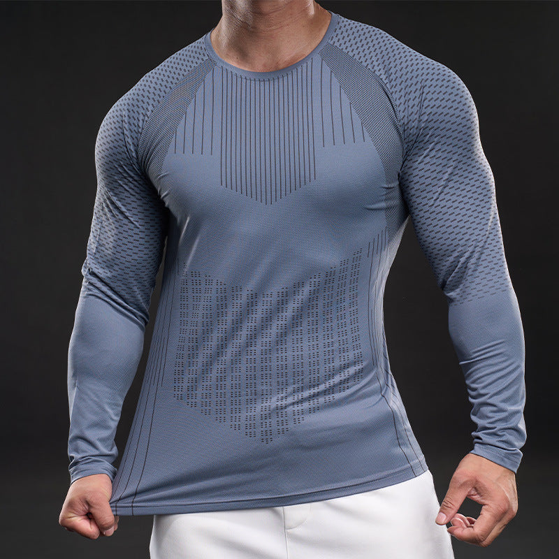 Herren Funktionsshirt Langarm atmungsaktiv Mesh Technologie