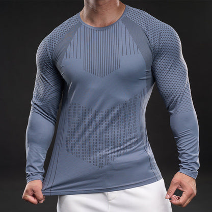 Herren Funktionsshirt Langarm atmungsaktiv Mesh Technologie