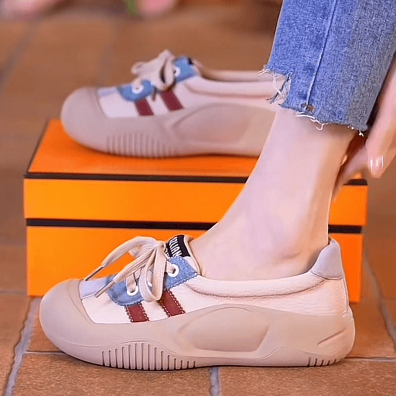 Damen Sneaker Sportlich Schnürschuhe Moderne Mode