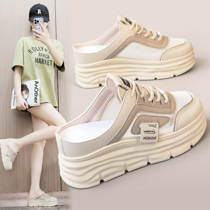 Damen Sneaker High Heels Sportlich Plateau Schuhe - BerlinGlamour