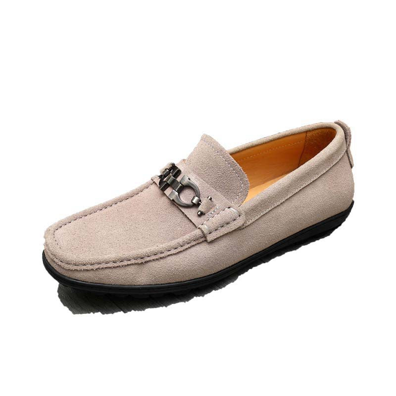 Damen Mokassin Wildleder Elegant mit Zierdetails