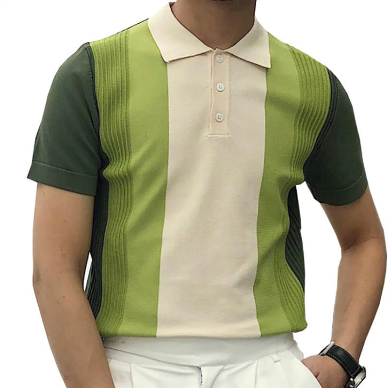 Herren Polo-Shirt Modern mit Struktur Optik Berlin