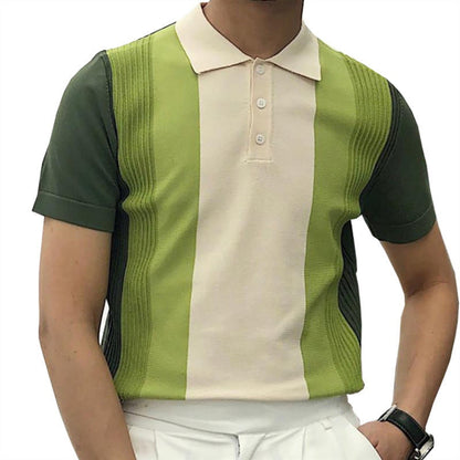 Herren Polo-Shirt Modern mit Struktur Optik Berlin
