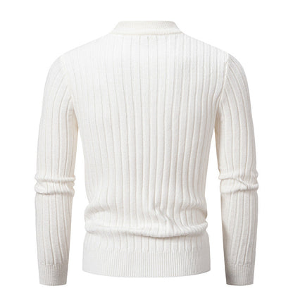 Herren Rollkragenpullover Grobstrick Modern