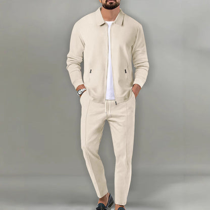 Herren Sportlich Set Moderner Schnitt Freizeit - BerlinGlamour