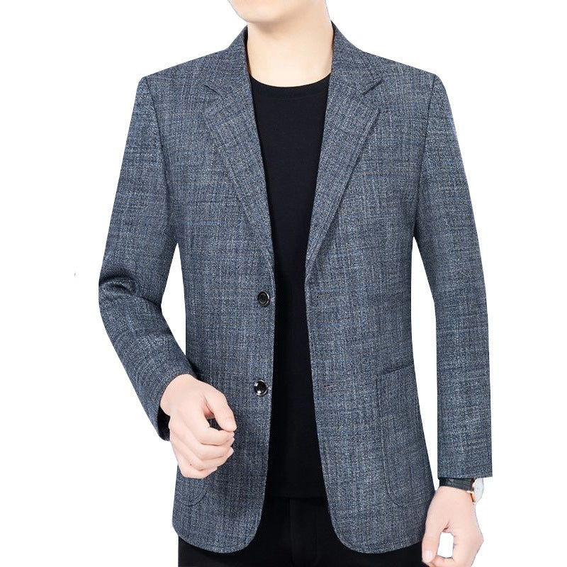 Herren Slimfit Jacke Elegant Muster Modern Style