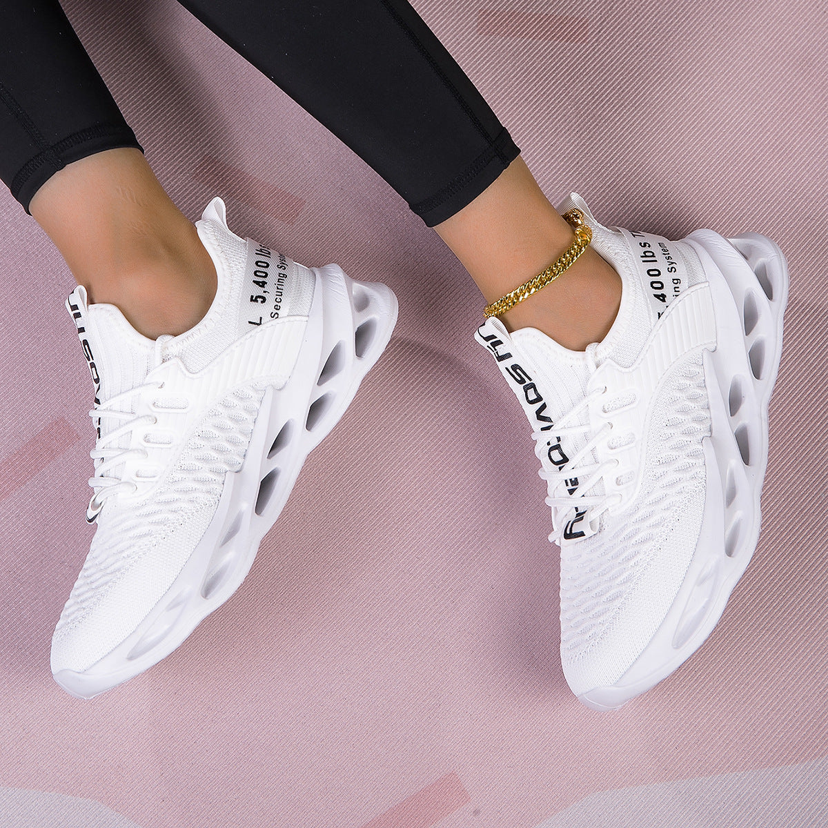Damen Laufschuhe Atmungsaktiv Elastisch Griffig