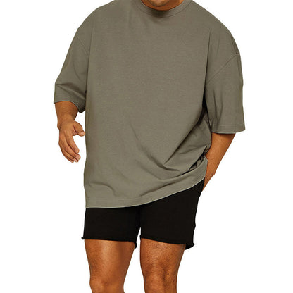 Herren T-Shirt Oversize atmungsaktiv Baumwolle Berlin