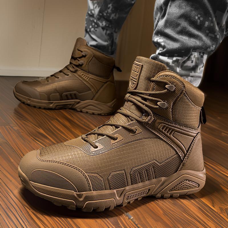 Herren Tactical Stiefel Robust Atmungsaktiv Wasserfest