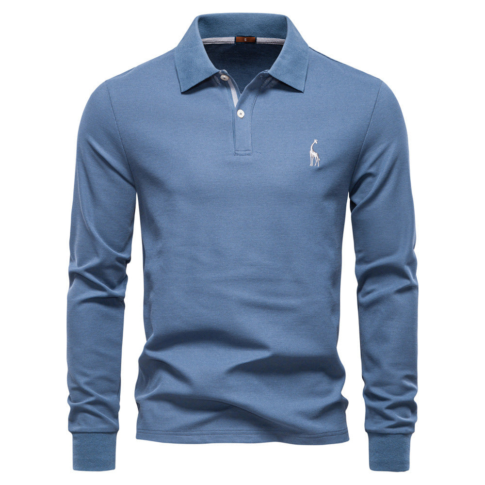 Herren Poloshirt Klassisch Modern Kontrastkragen