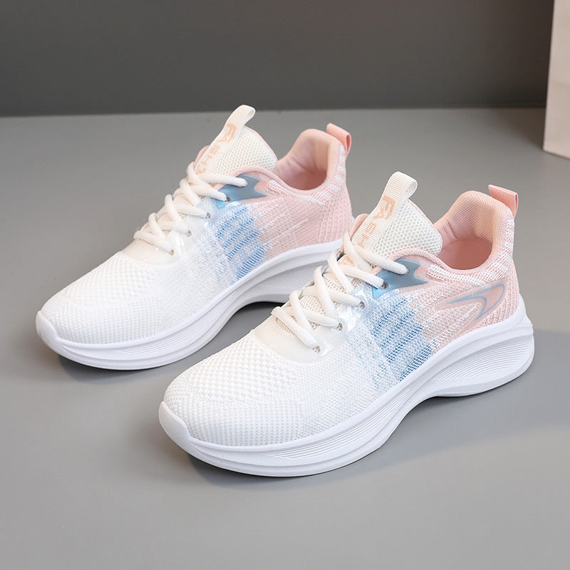 Damen Sneaker Atmungsaktiv Mit Dämpfung Schwarz