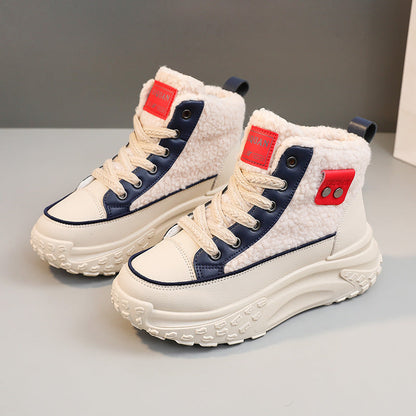 Damen Sneaker Winter Warm kuschelig Rutschfest