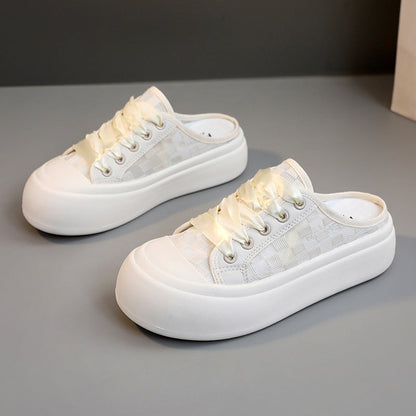 Damen Sneaker Slip-On Transparent Bequem Modern