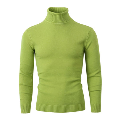 Herren Rollkragenpullover Bequem Warm Modern