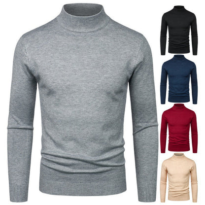 Herren Rollkragenpullover Eleganter Style Feine Baumwolle