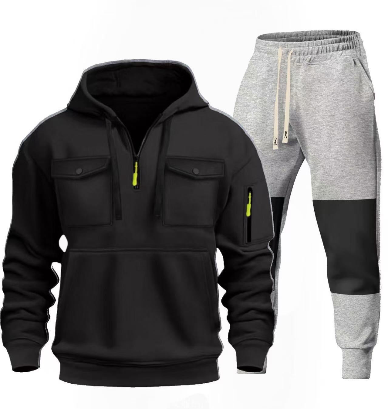 Herren Sportset Sweatshirt und Jogginghose Funktionell Komfortabel