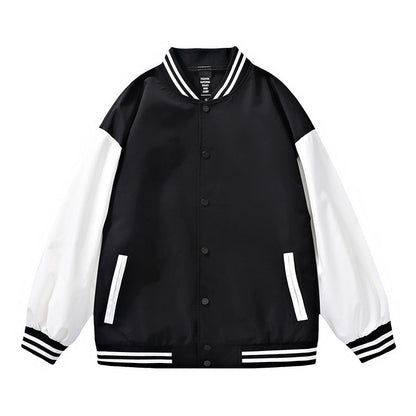 Herren Collegejacke Lässig Farbblock Modern