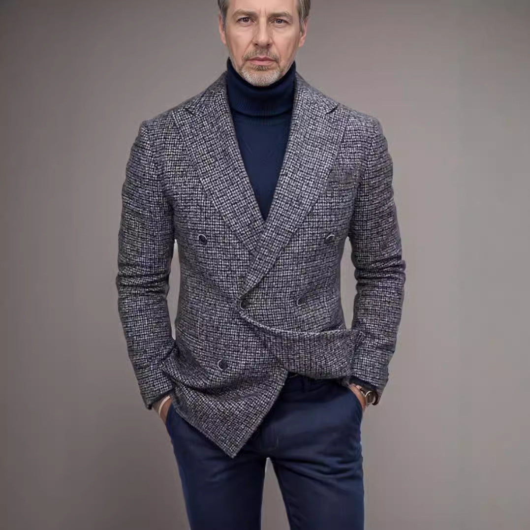 Herren Blazer Zweireihig Modern Hochwertig - BerlinGlamour
