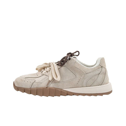 Damen Sneaker Trendy Sportlich Weiß