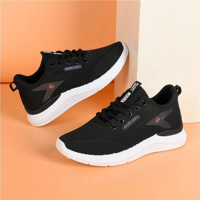 Damen Sneaker Sport Atmungsaktiv Flexibel Mesh
