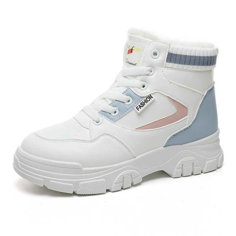 Damen Sneaker High-Top Warm Innenfutter Strapazierfähig - BerlinGlamour