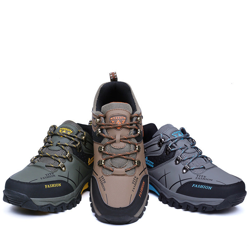 Wanderstiefel Damen Sportlich Atmungsaktiv Rutschfest