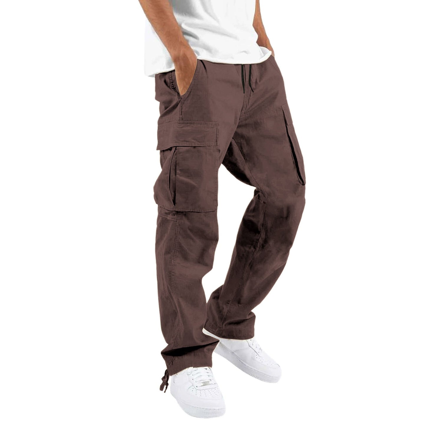 Herren Cargo-Hose Bequem Multifunktional Taschen