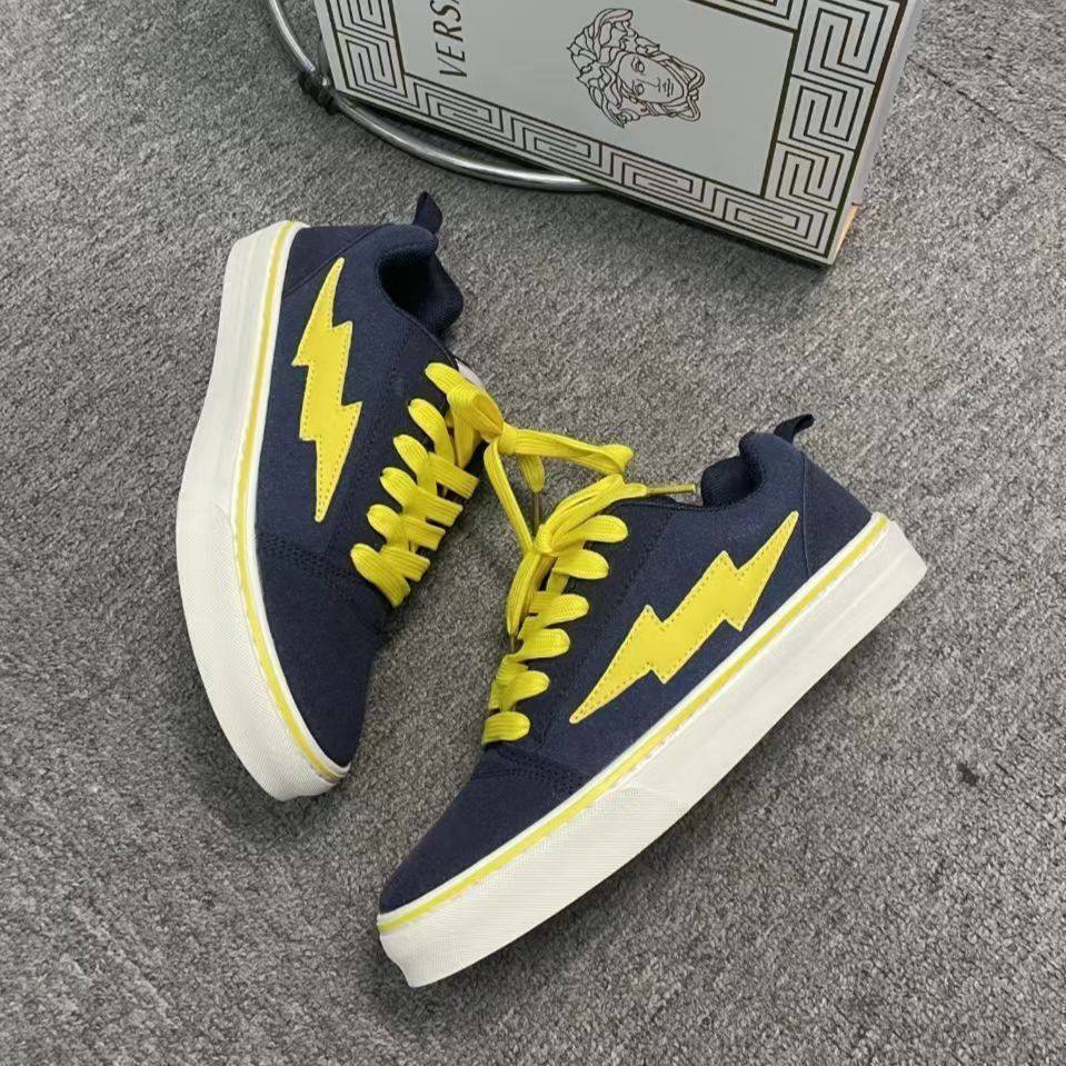 Damen Sneaker Sportlich Modern mit Blitzmotiv