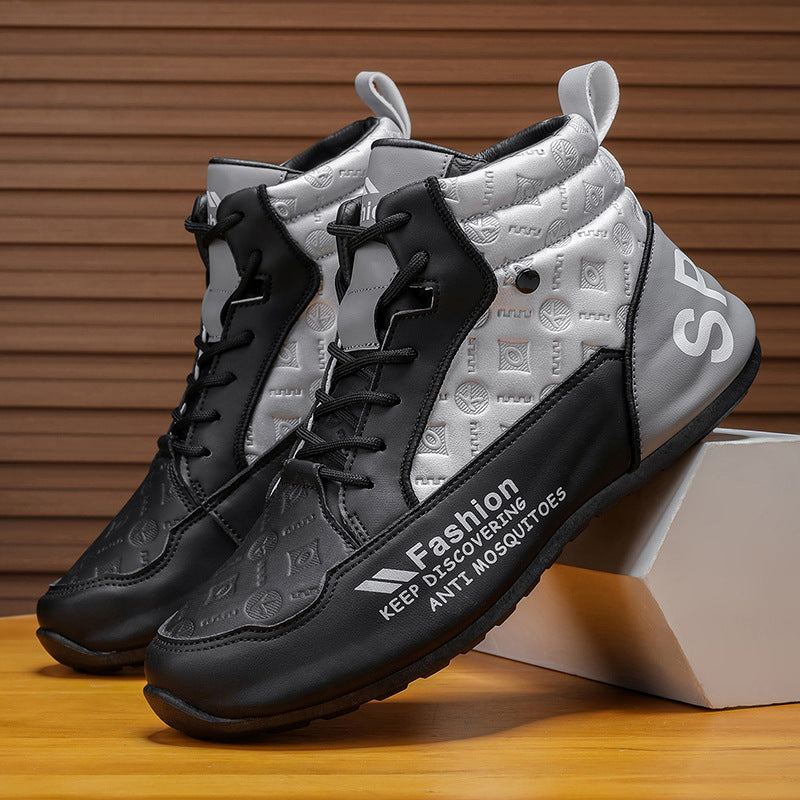 Damen Sneaker Hoch Atmungsaktiv Rutschfest