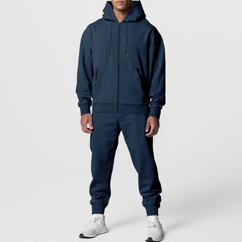 Herren Sportanzug Kapuzenjacke Jogginghose Set Bequem