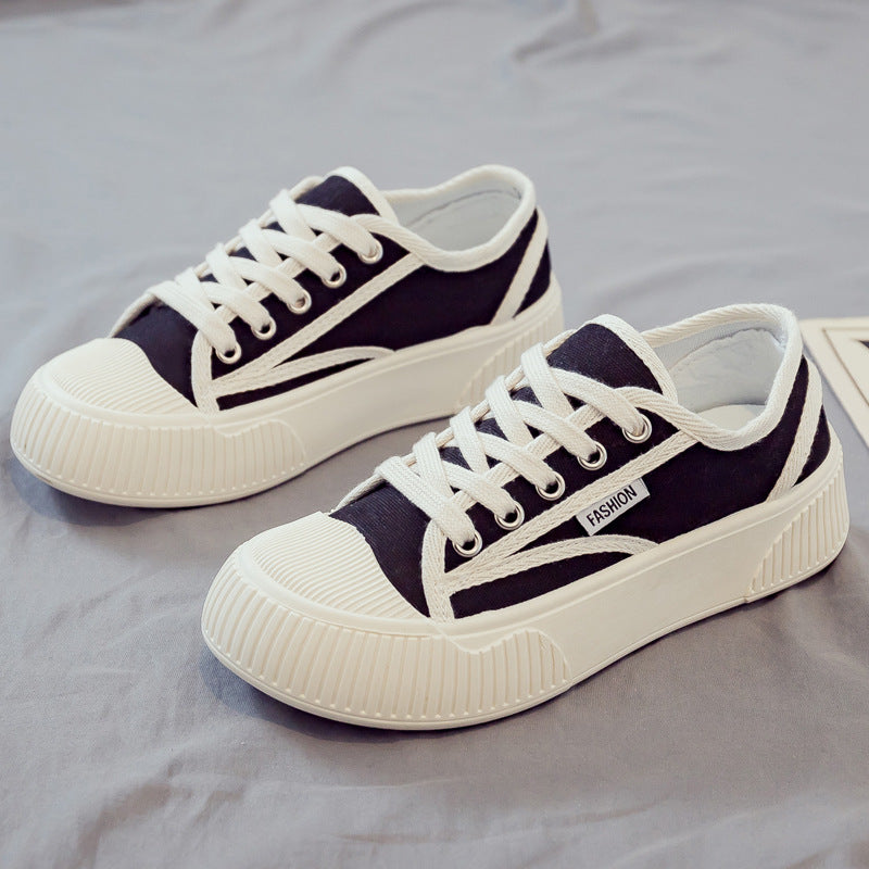 Damen Sneaker Sportlich Trendy Modisch Weiß