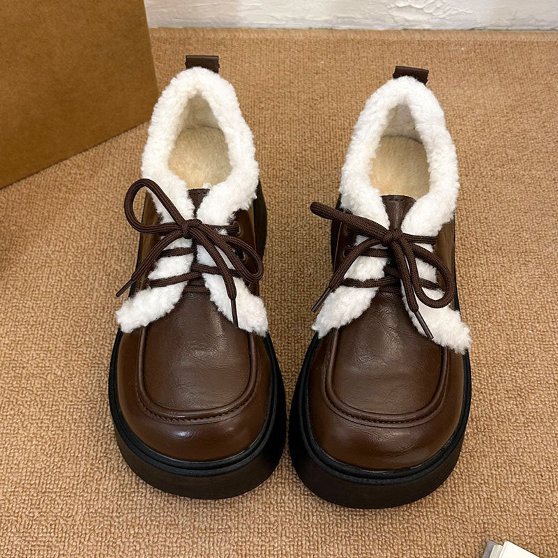 Damen Sneaker Winter Warm Innenfutter Dämpfend