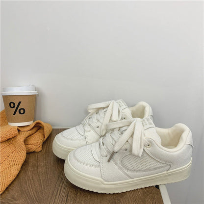 Damen Sneaker Minimalistisch Atmungsaktiv Komfortabel