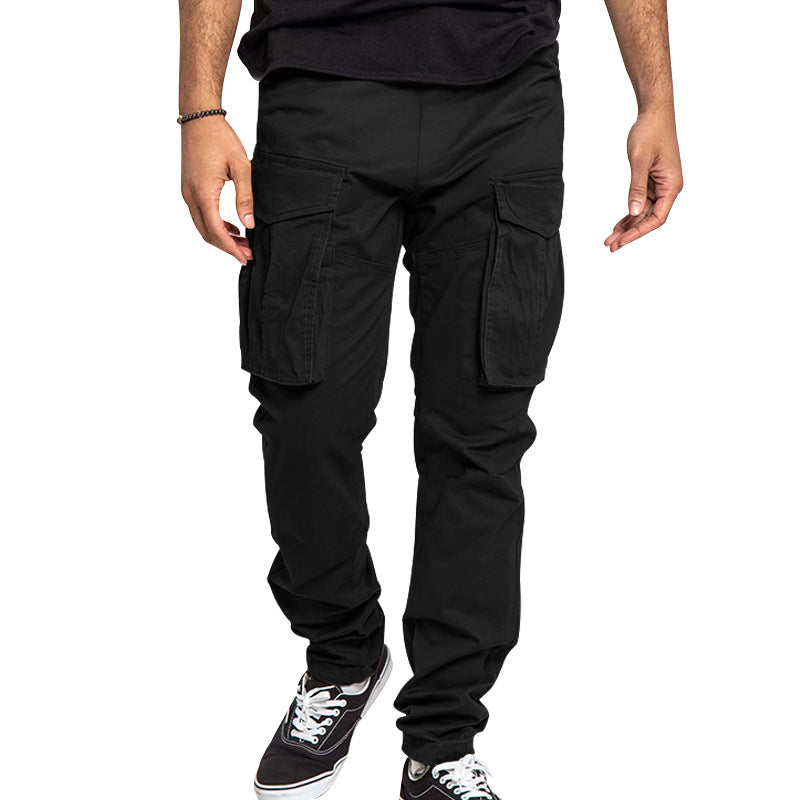 Herren Cargo-Hose Bequem Elastisch Mehrere Taschen