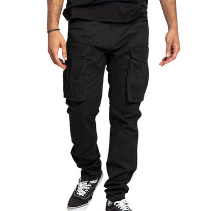 Herren Cargo-Hose Bequem Elastisch Mehrere Taschen