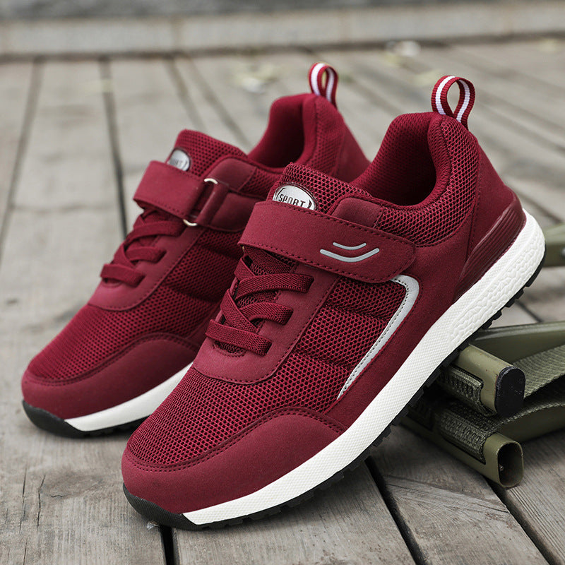 Damen Sportschuhe Sneaker Atmungsaktiv Klettverschluss - BerlinGlamour
