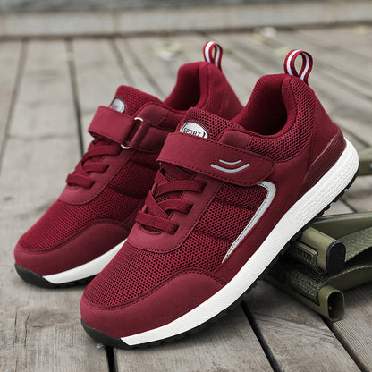 Damen Sportschuhe Sneaker Atmungsaktiv Klettverschluss - BerlinGlamour