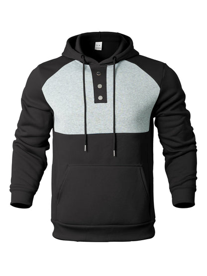 Herren Kapuzenpullover Modern Kontrastfarben Sportlich
