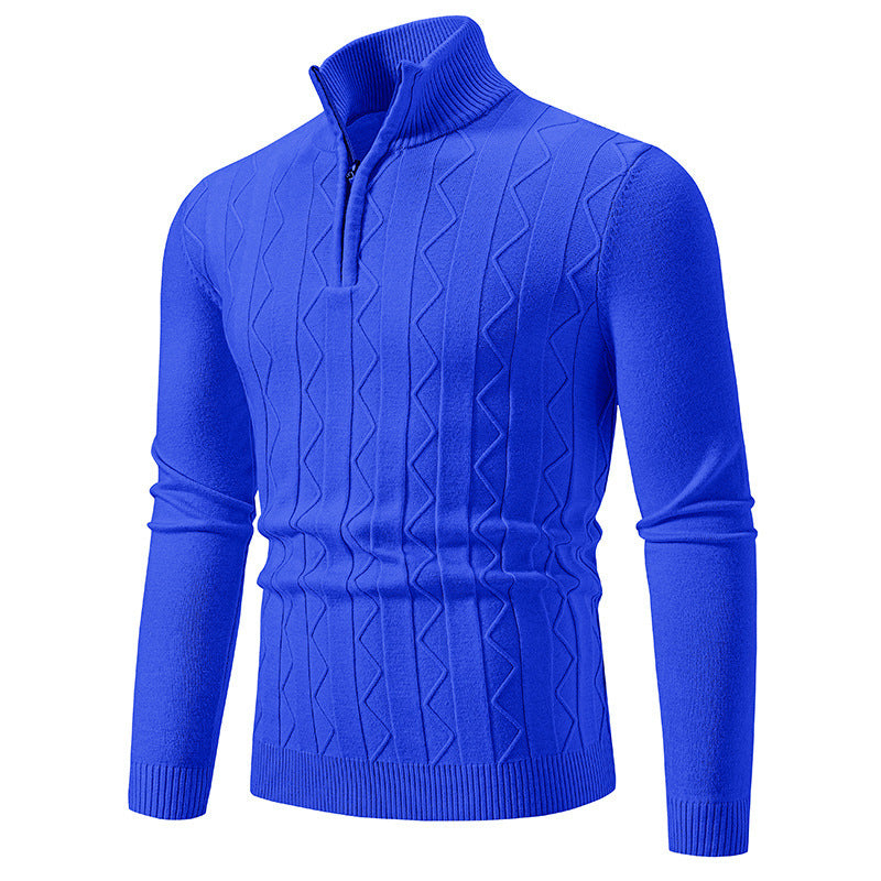 Herren Rollkragenpullover Eleganter Zopfmuster Hochwertig