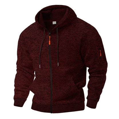 Herren Sport-Hoodie mit Taschen Funktionell Modern