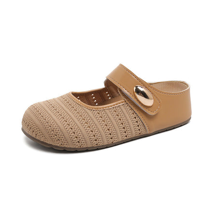 Damen Ballerinas Bequem Verstellbar Mit Riemen