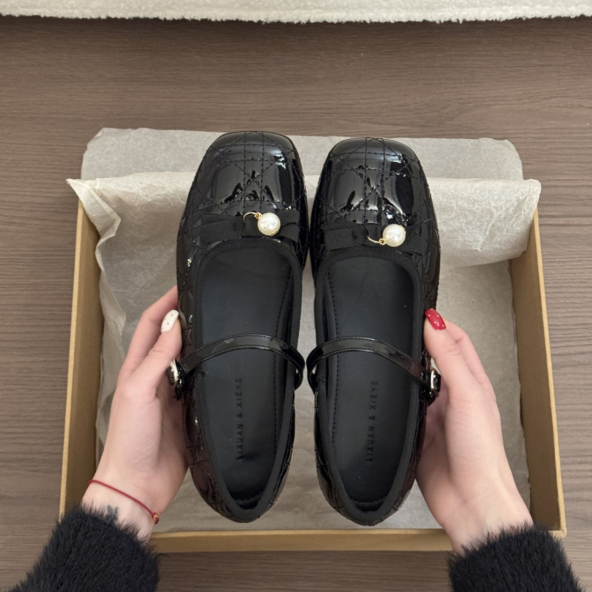 Damen Ballerinas Elegantes Design Lederschuhe - BerlinGlamour