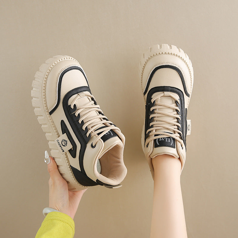 Damen Sneaker High-Top Komfortabel Mode Schuhe