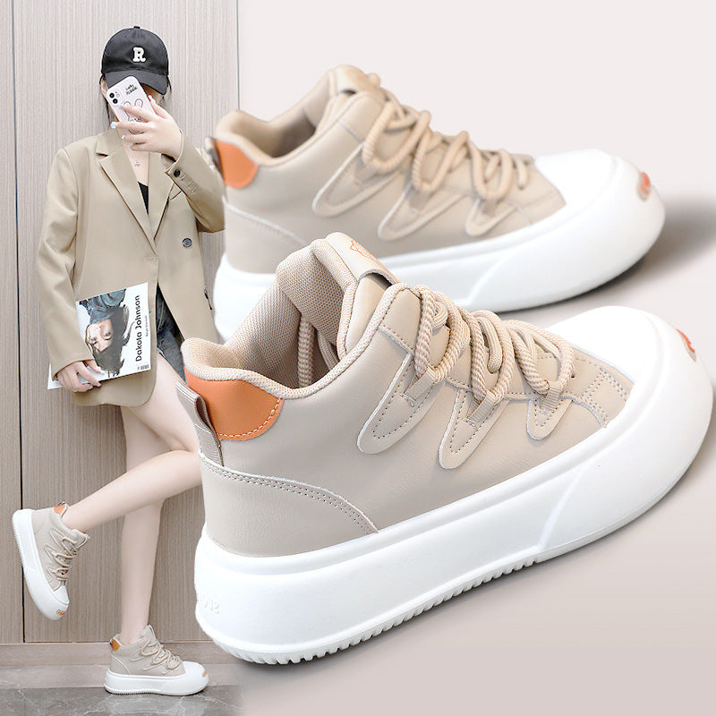 Damen Sneaker High-Top Sportlich Komfortabel Weich - BerlinGlamour