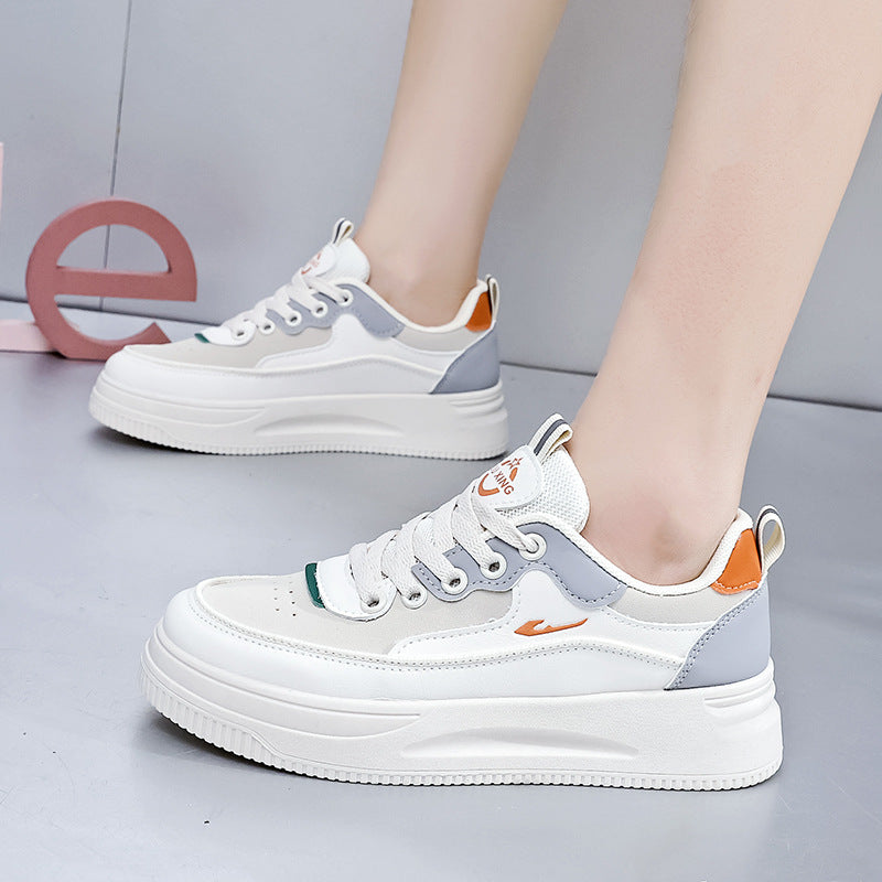 Damen Sneaker Plateau Schuhe atmungsaktiv Modisch