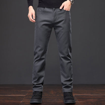 Herren Chino-Hose Elastisch Modern Bequem