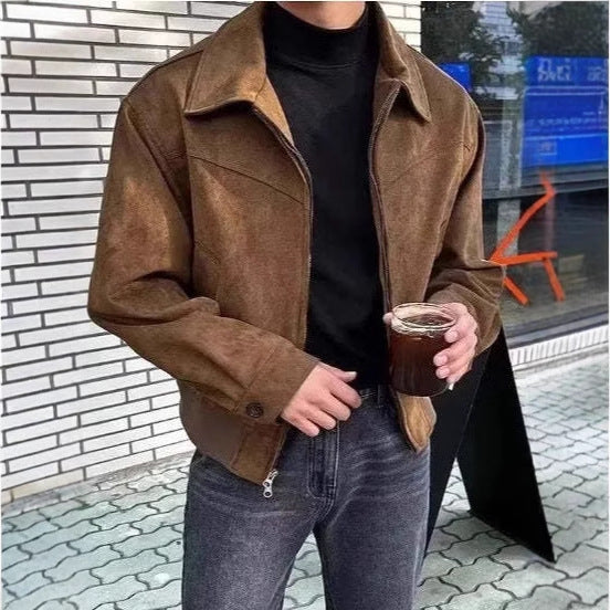 Herren Overshirt Jacke Lässig Robust Mit Reißverschluss - BerlinGlamour