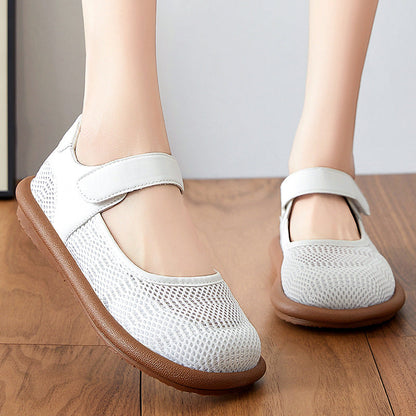 Damen Schuhe Klettverschluss Bequem Atmungsaktiv Komfort