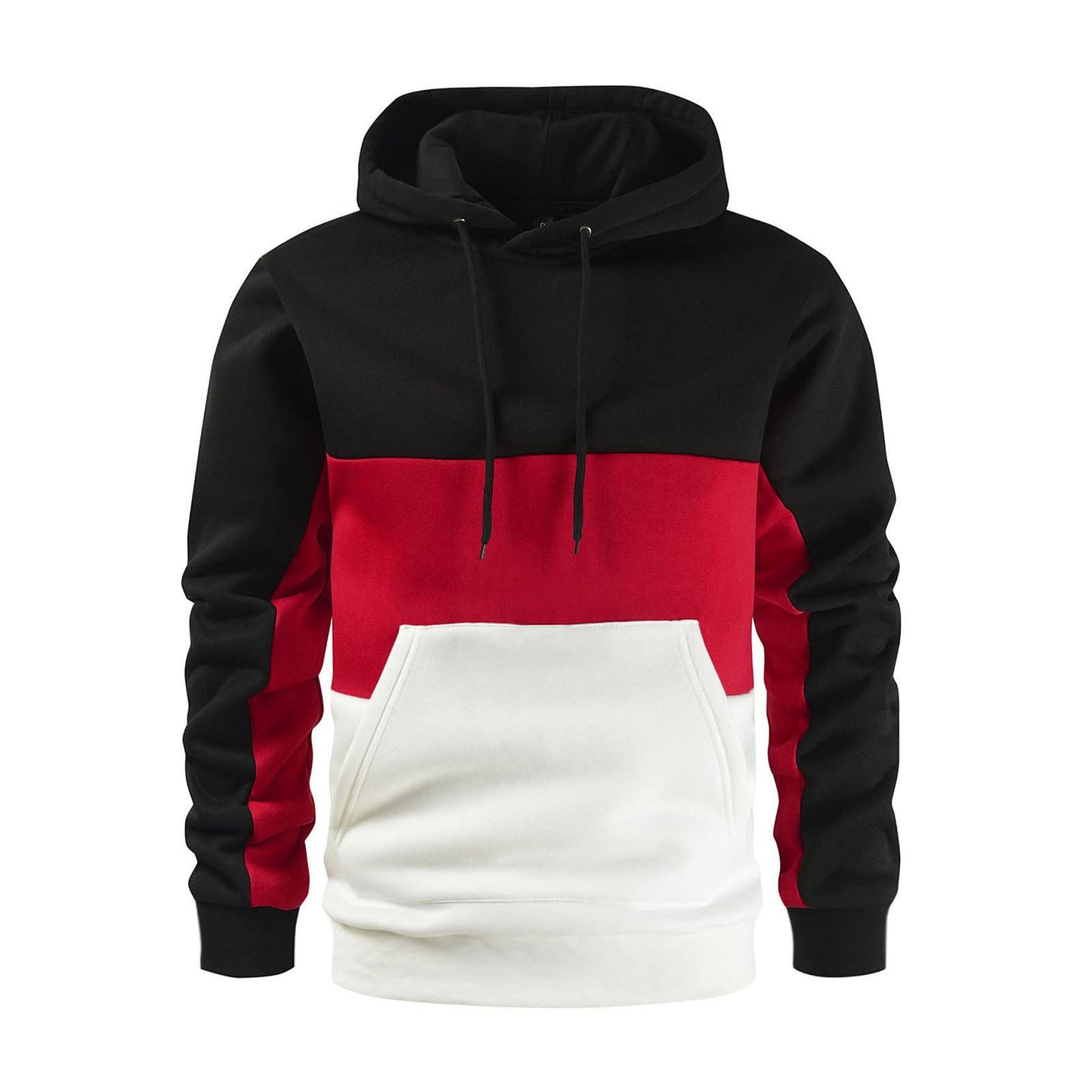Herren Kapuzenpullover Modern Farbblock Design Trendy
