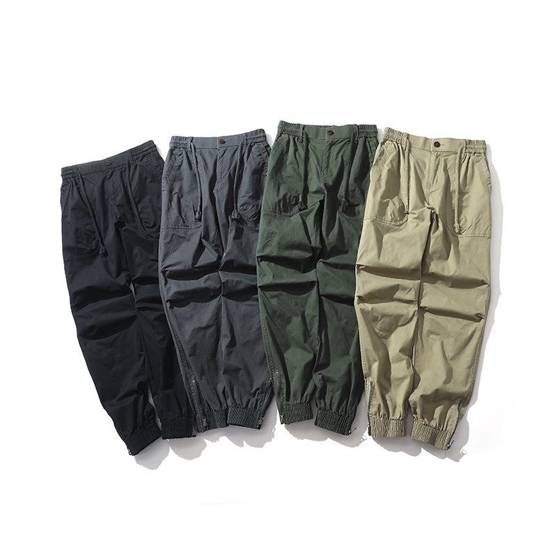 Herren Cargo-Hose Sportlich Elastisch Mit Taschen